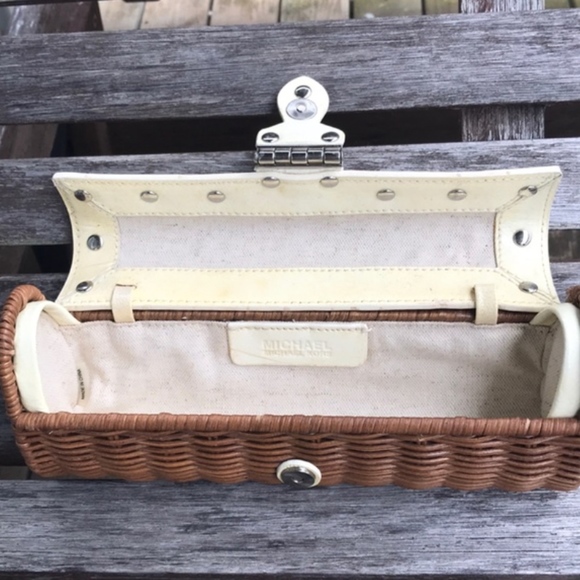Michael Kors Santorini Rattan Clutch - Picture 4 of 4